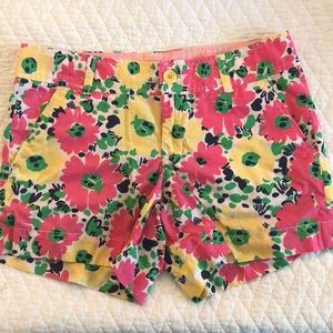 Lilly Pulitzer Flower Pattern Shorts Size 4